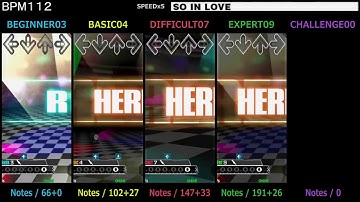 DDR / SO IN LOVE - SINGLE (DanceDanceRevolution EXTREME)