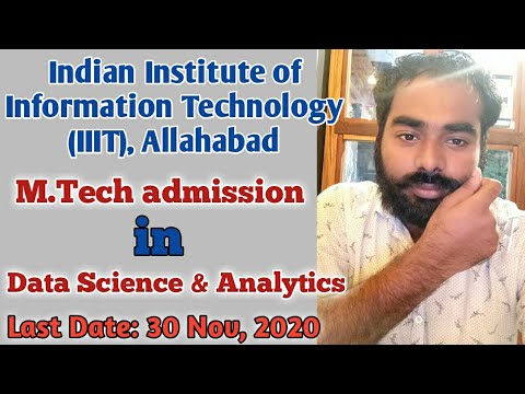Indian Institute of Information Technology(IIIT),Allahabad/Mtech admission/Data Science & Analytics