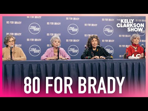 '80 for brady' post-game press conference with kelly clarkson goes off the rails