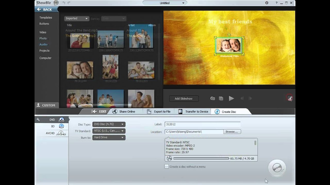 How to Create a Slideshow YouTube