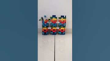 1 2 3 domino tower#The tower was suddenly demolished