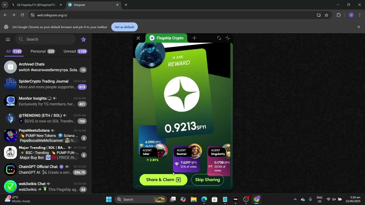 Flagship AI FYI Airdrop Is August 21. You Are Very Early. Free Airdrop.