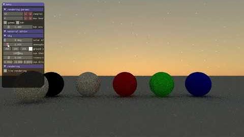 Path Tracer - Hosek & Wilkie Sky Model Showcase