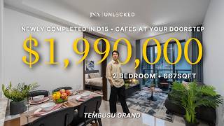 Tembusu Grand | Newly Completed 2BR in D15 Katong! | Walk to Cafes and Tanjong Katong MRT
