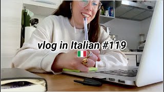 Vlog in Italian: cominciamo la settimana (en, de subs)