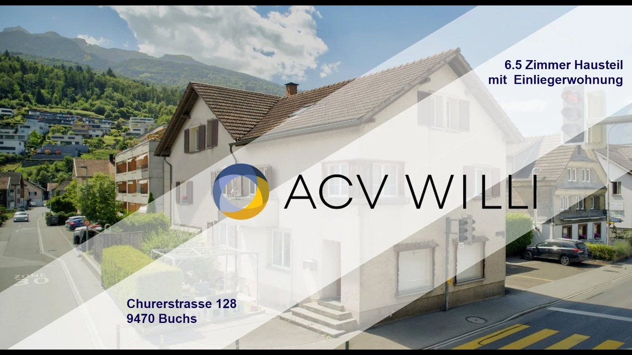 Buchs - 6.5 Zimmer Hausteil mit Einliegerwohnung