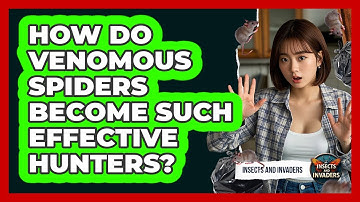 How Do Venomous Spiders Become Such Effective Hunters? - Insects and Invaders