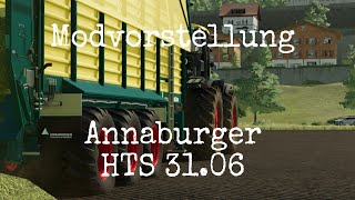 LS22 Mods (Ps4) Annaburger HTS 31.06 Modvorstellung (Ps4,Ps5,Xbs,Xb1,PC/Mac)