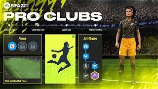 WELCOME TO FIFA 22 PRO CLUBS! NEW FIFA 22 FEATURES!