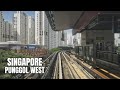 Singapore City: Punggol West Loop LRT (4K HDR)