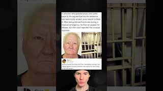 A prisoner who passed away and came back to life argued that his life sentence had technically