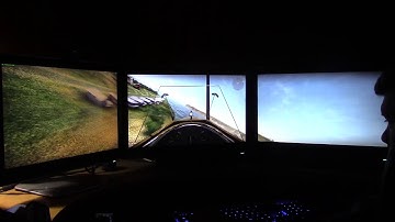 WarThunder - Eyefinity - Triple Monitor - Test Flight