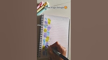 Border Design for School Project😍✨ Project Work Designs #viral #youtubeshorts #shorts