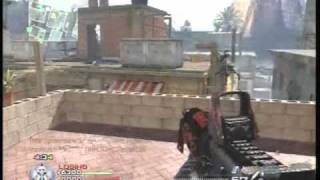 Celebrity Modern Warfare 2: Cool Mid-Air Throwing Knife Kill Wealth