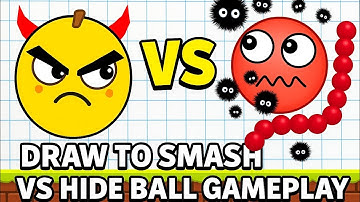 Draw to Smash vs Hide Ball | Gameplay | Epic Games Zone | Satisfying Double Comparison Android