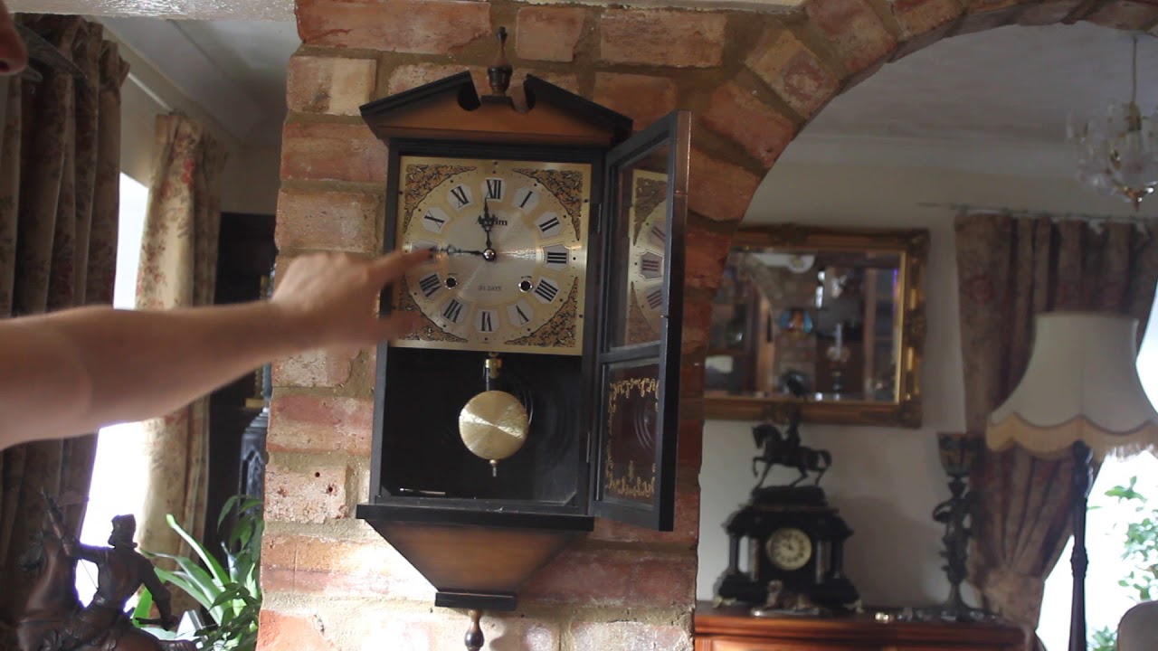 Vintage 'Acctim' 31Day Japanese Wall Clock with Chimes YouTube