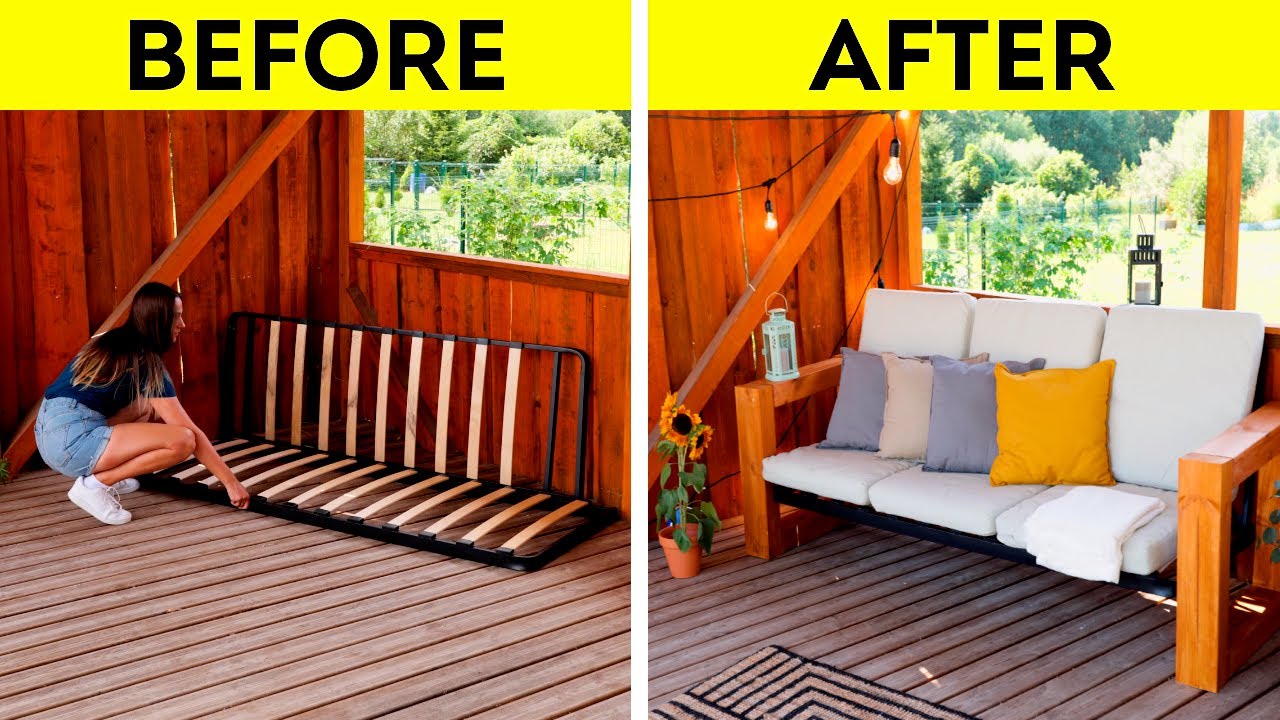 Awesome Sofa Lounge Transformation || DIY Home Decor Ideas