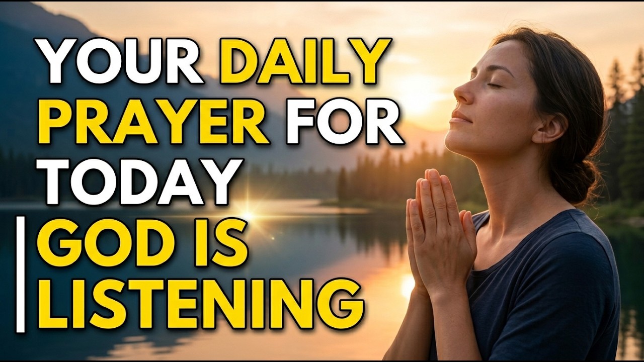 Your Daily Prayer for Today | God Is Listening