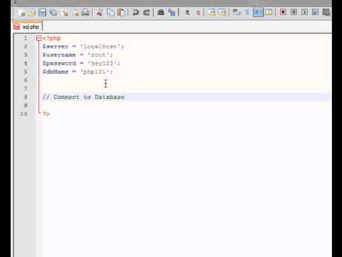 PHP: MySQL Connection