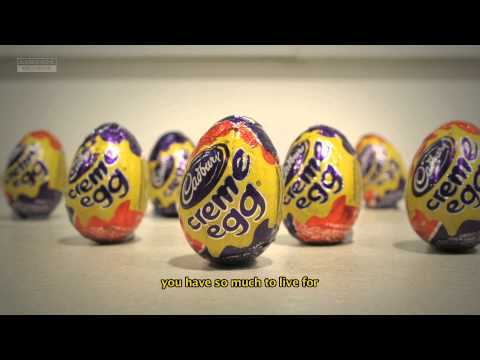 Disturbing Goo Eggs - Spoof Cadbury Creme Egg Ad (HD) (Captions)