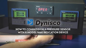How to Commission a Pressure Sensor with a Dynisco 1490 Indication Device