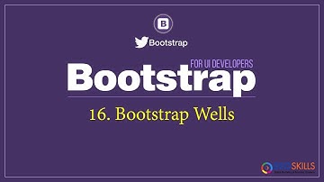 16.Bootstrap Wells tutorial