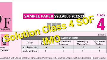 Math solved paper class 4