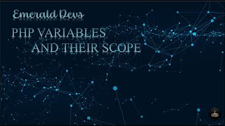 Php Variables and their Scope