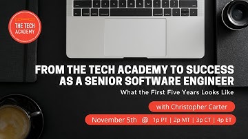 Tech-Talk with Chris Carter - From The Tech Academy to Success as a Senior Software Engineer