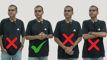 How to stand | Communication skills | Dr Sandeep Patil