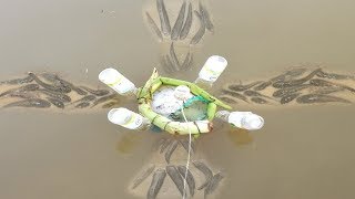 Fishing With Plastic Bottle - How To Fishing With Plastic Bottle In Cambodia ? Cambodian Fishing #2