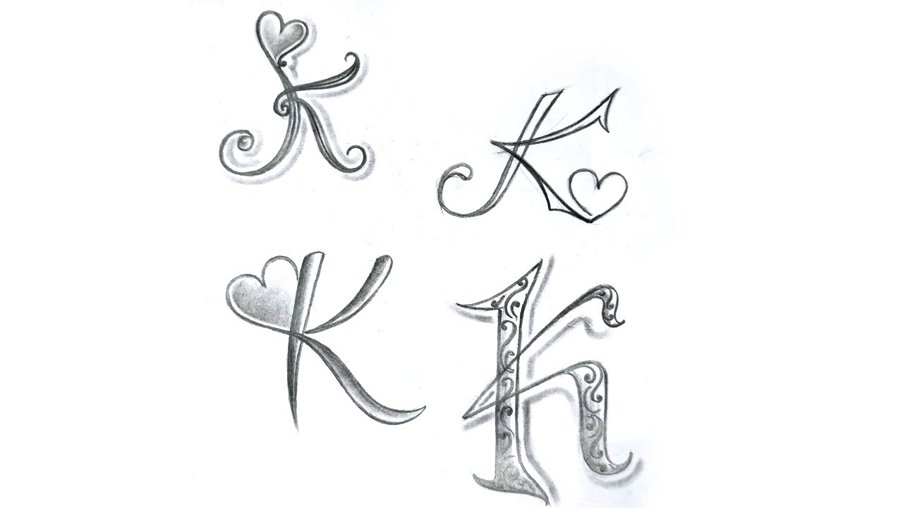 K letter Tattoo - K letter Tattoo design - A to Z letter Tattoo ...