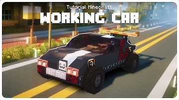 I built Working Car in Minecraft. Tutorial video #minecraft #createmod #trackwork