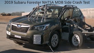 2019-2024 Subaru Forester NHTSA MDB Side Crash Test
