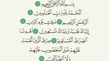 سورة الفاتحة   مكررة 10 مرات   العيون الكوشي