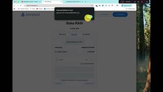 How to Stake RAIN