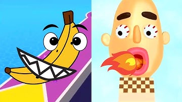 Satisfying Mobile Games | SANDWICH RUNNER vs TALL MAN RUN | Max Level Update Gaming