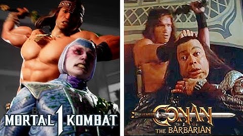 MK1 - All Conan the Barbarian References & Easter Eggs (Moves, Fatalities, Brutalities)