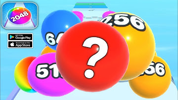 Ball Run-merge 2048 Gameplay Walkthrough Part 1 Tutorial Levels 1-15 (Android,iOs)