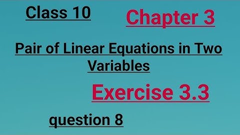 8.(i) Find α & β for which equations have infinite no. of solutions 2x+3y=7, αx+(α+β) y=28.(ii)if...