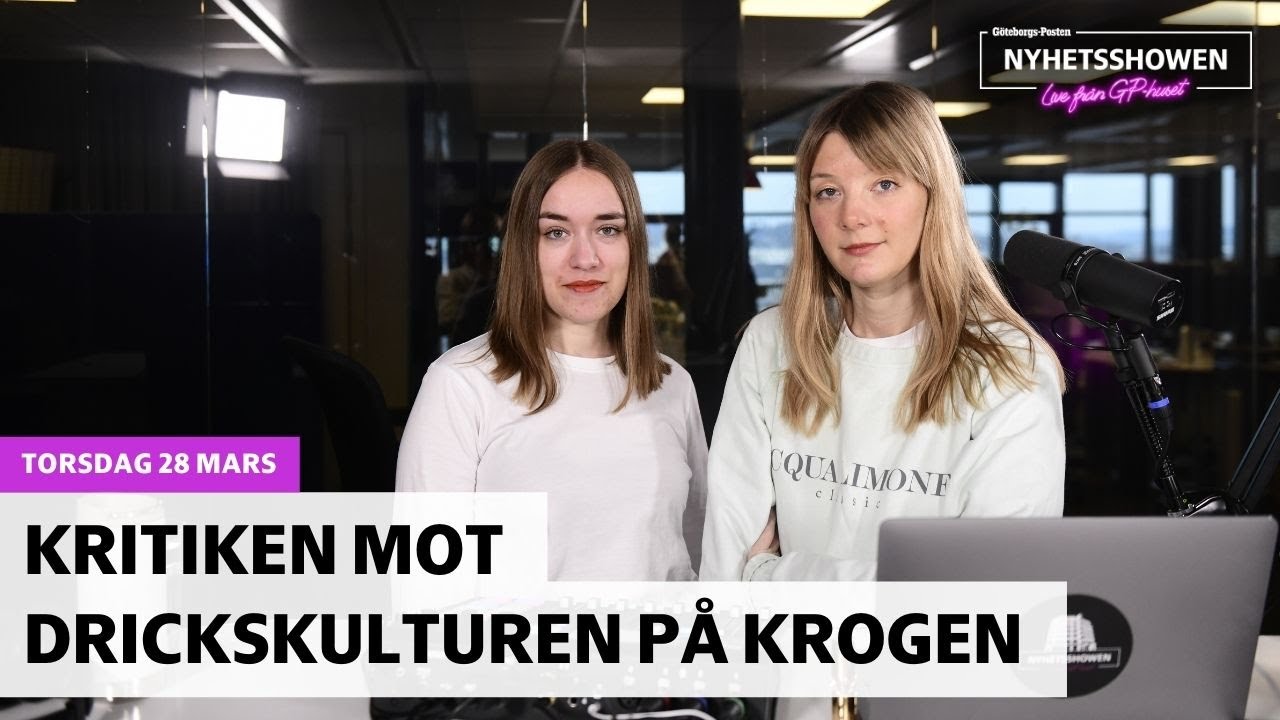 28 mars: Drickskritik, norskt kärnavfall nära Sverige och Sofia Dalén om livet som kåsör.