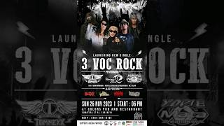 CONGRATULATION TO 3 ROCKERS INDONESIA #vocalist #rockindonesia #newsingle #feedshorts