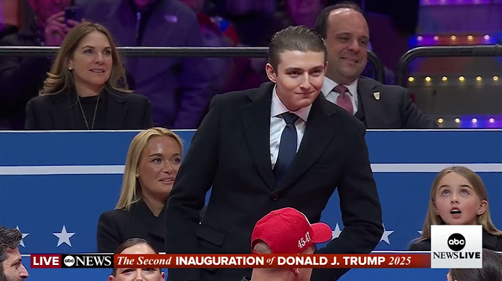 President Trump says son, Barron Trump, helped with the "youth vote" during elections