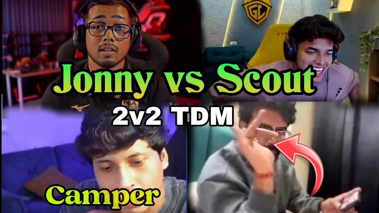 Jonathan vs Scout 🔥😱 2v2 TDM 🥵 Scout Fist Jonathan 😡 Sansei called ...