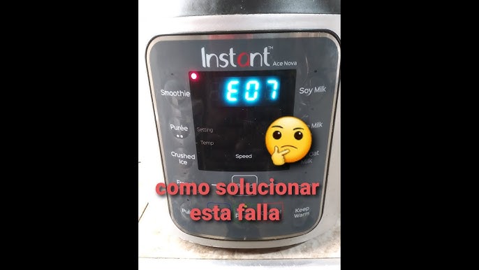 Preguntas y dudas de funciones de la licuadora instant pot 