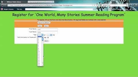 Summer Reading Registration Video