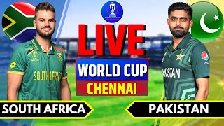 Pakistan vs South Africa Live | ICC World Cup 2023 | PAK vs SA Live | ICC World Cup Match Live