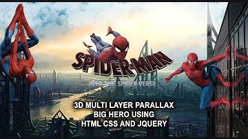 Parallax on scroll website - Multi layer parallax big hero design for your website