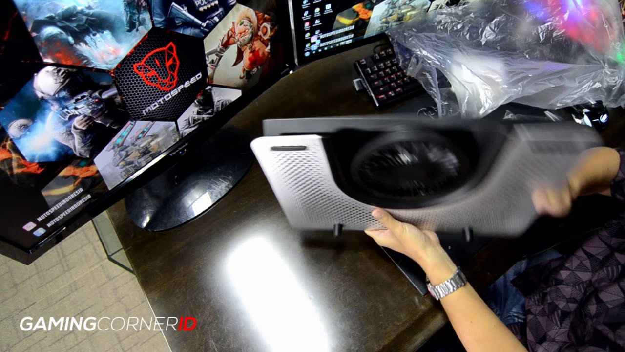 UNBOXING COOLING PAD KEREN COLDPLAYER G100 BUAT LAPTOP GAMING AND ...