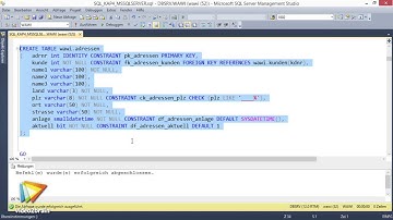 SQL lernen und anwenden – Workshop Tutorial: Tabelle erstellen – MS SQL Server |video2brain.com